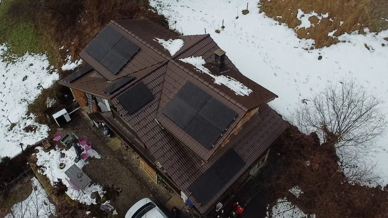 Panneaux photovoltaïques Corbeyrier