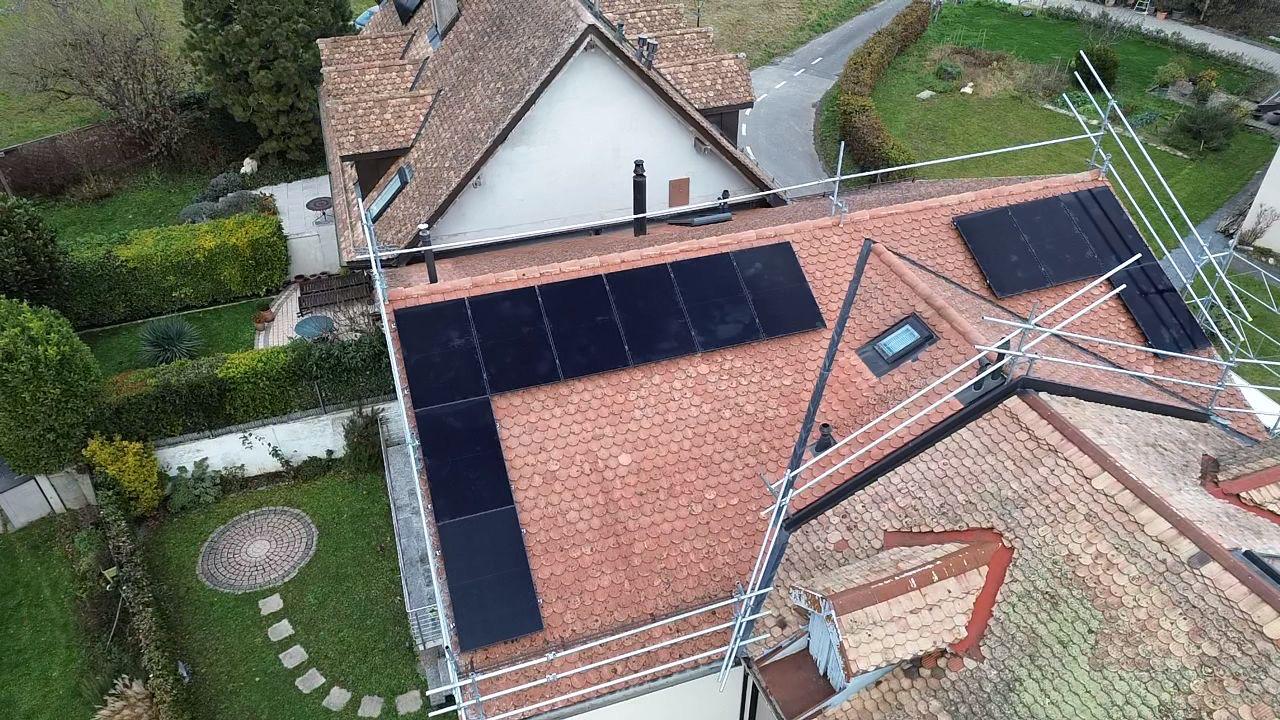 Panneaux photovoltaïques Étoy