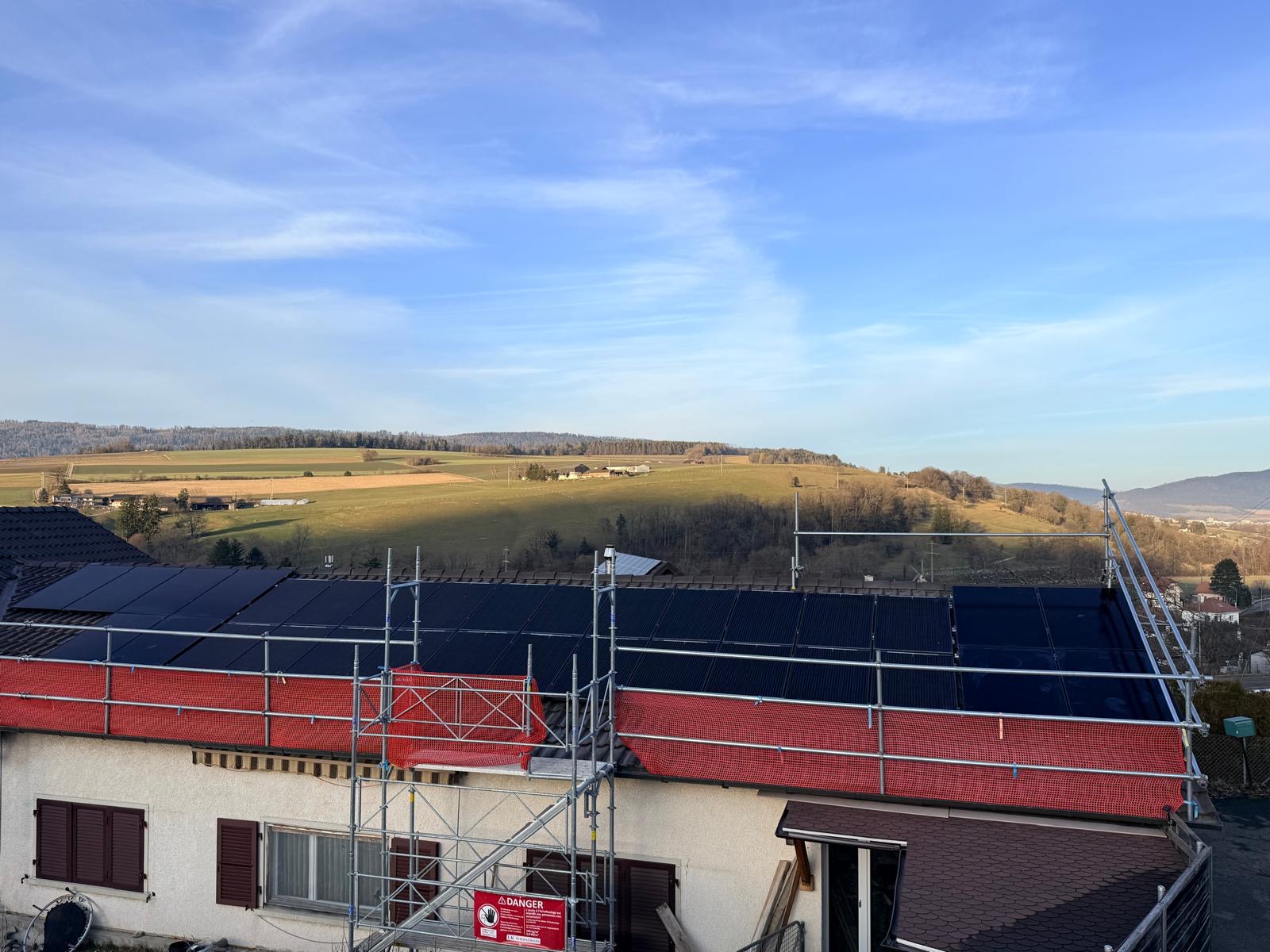 Panneaux photovoltaïques Courfaivre